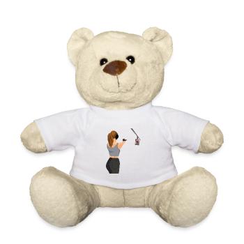 Shooting range Princess Shooting Club Shooter - Teddy Bear - white - Front