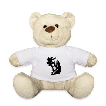 Alpinistes grimpant sur corde Mountain Summit Sports - Nounours - blanc - Devant