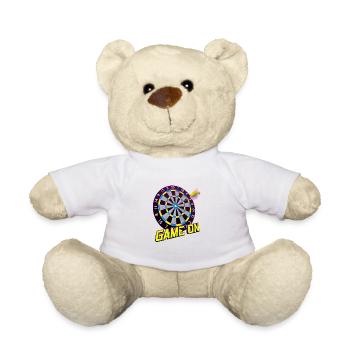 Dartbrettspiel Ein - Gelb - Teddy - Weiß - Vorne