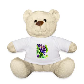 Trauben an einem Weinstock - Teddy - Weiß - Vorne