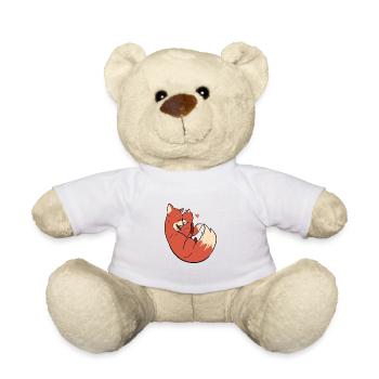 Fox Cuddle Freund oder Freundin Geschenk - Teddy - Weiß - Vorne
