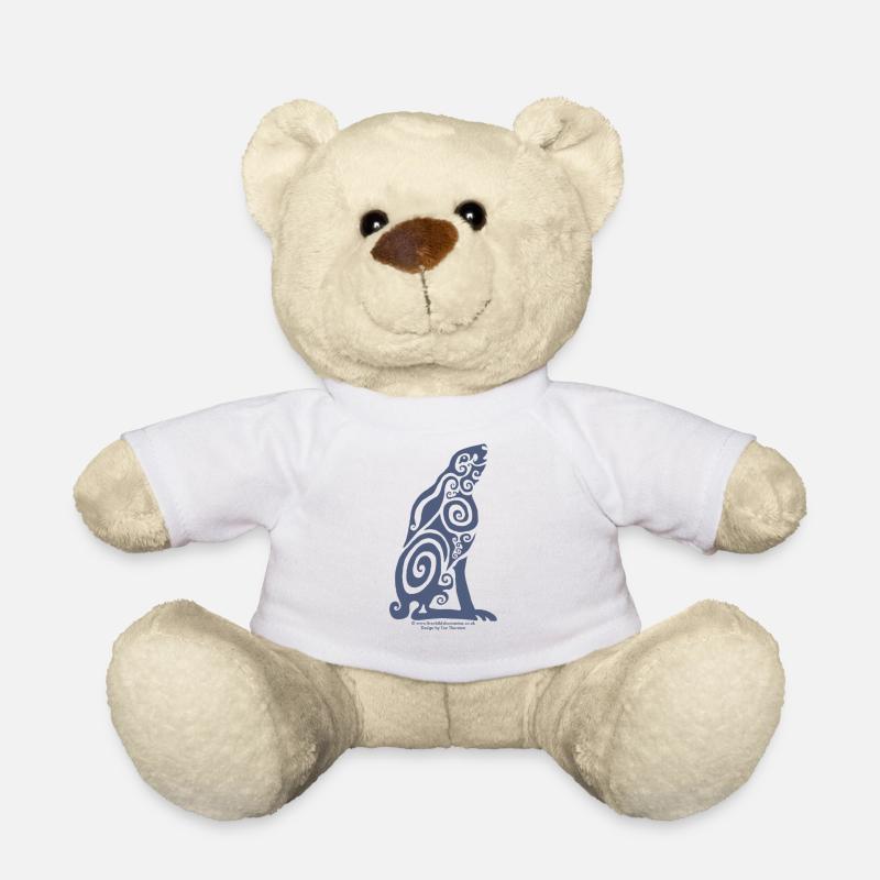 Spirit Animal - Woad Hare - Teddy Bear - white