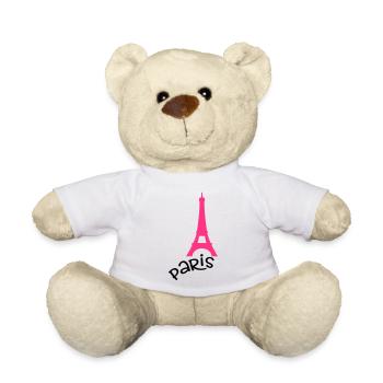 Paris - Teddy Bear - white - Front