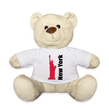 New York - Nounours - blanc - Devant