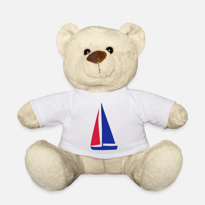Segelboot - Teddy - Weiß