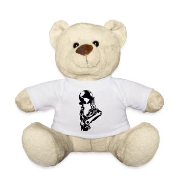 Künstliche Intelligenz - Teddy - Weiß - Vorne