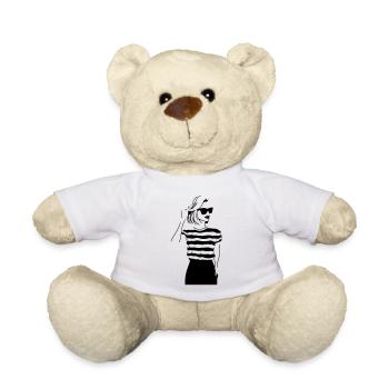 Kiss of the Night Lip Accent - Teddy Bear - white - Front