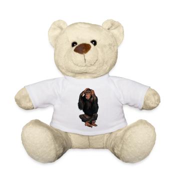 monkey - Teddy - Weiß - Vorne