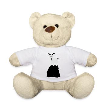 goat 3 - Teddy Bear - white - Front