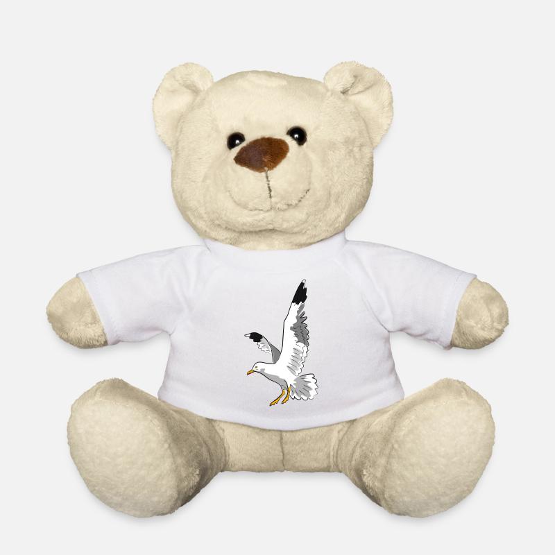 mouette - Nounours - blanc