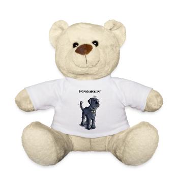 Süßer Riesenschnauzer - Teddy - Weiß - Vorne