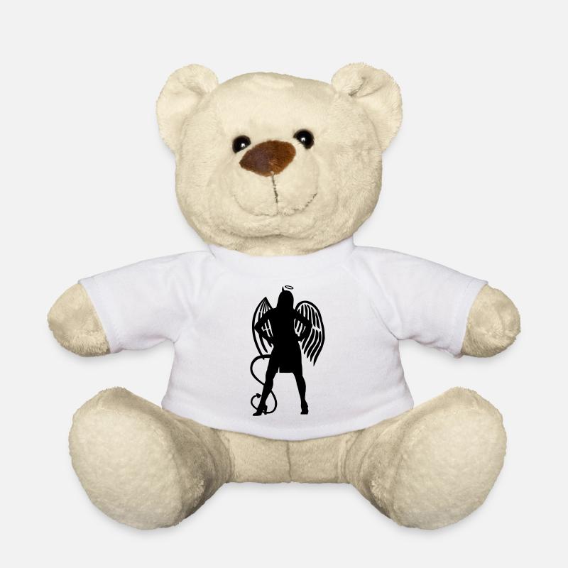 Ange Diable - Nounours - blanc