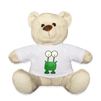 Grenouille - Alien - Extraterrestre - Monstre - Nounours - blanc - Devant