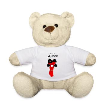 Jetzt Gehts Alsace - Nounours - blanc - Devant