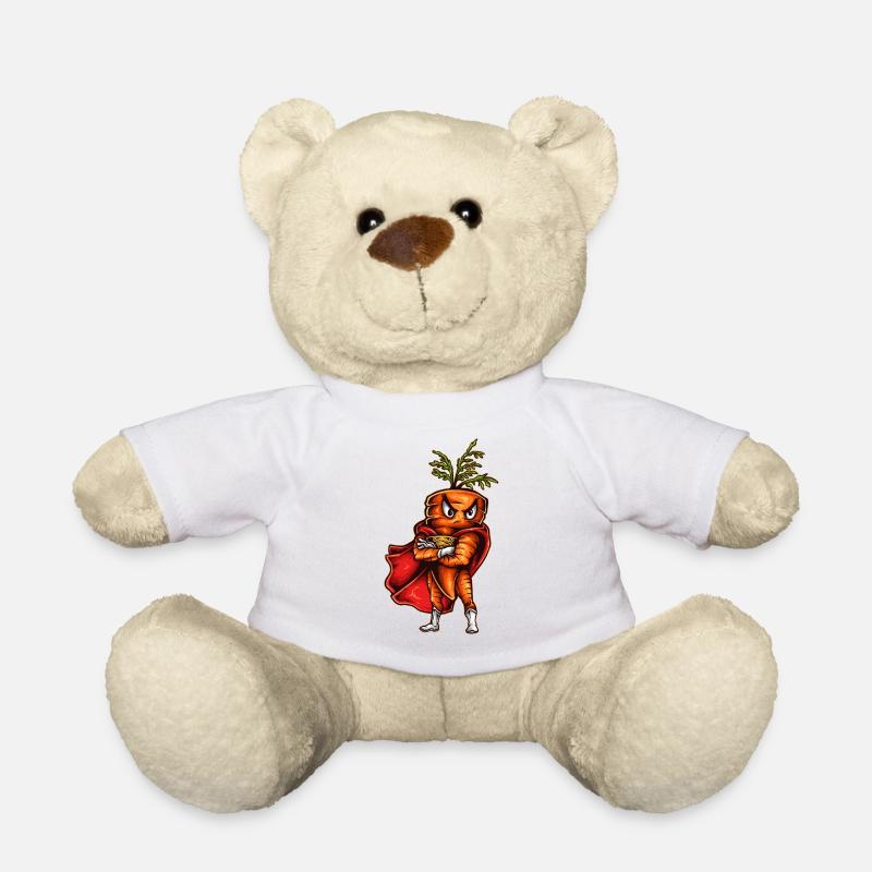 Super Carotte - Nounours - blanc