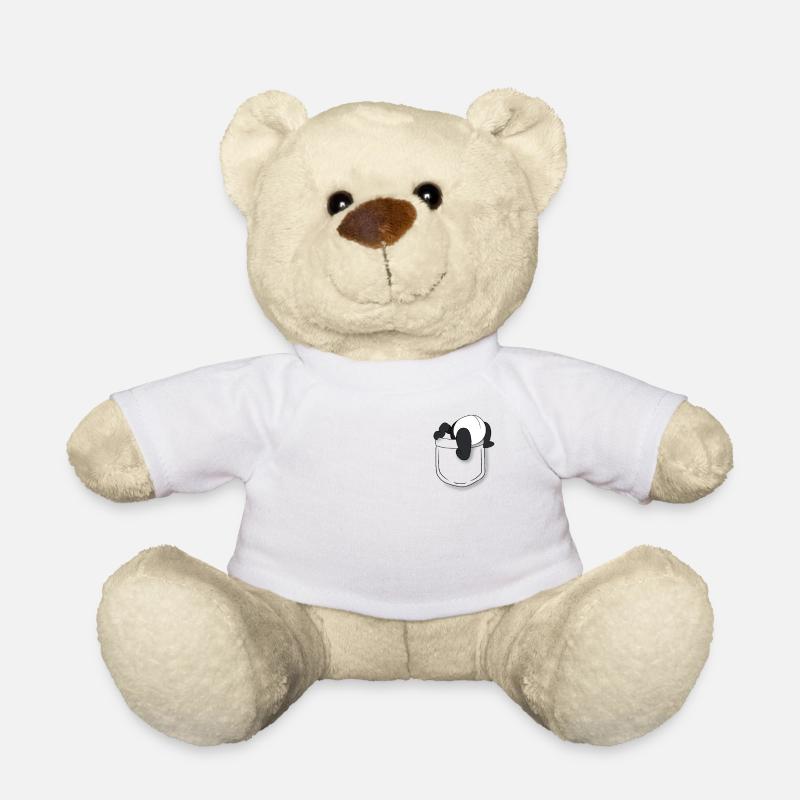 Pocket Funny Panda - Teddy - Weiß
