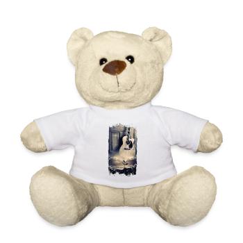 Acoustic Guitar Guitar Acoustic Guitar Music - Teddy Bear - white - Front