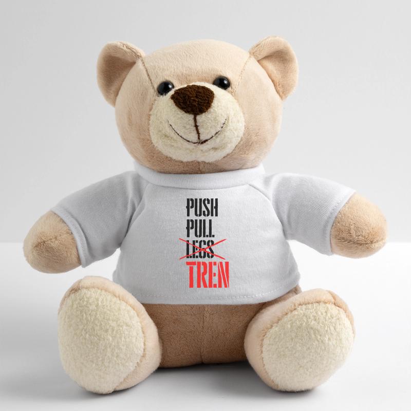Push Pull Tren Teddy Bear