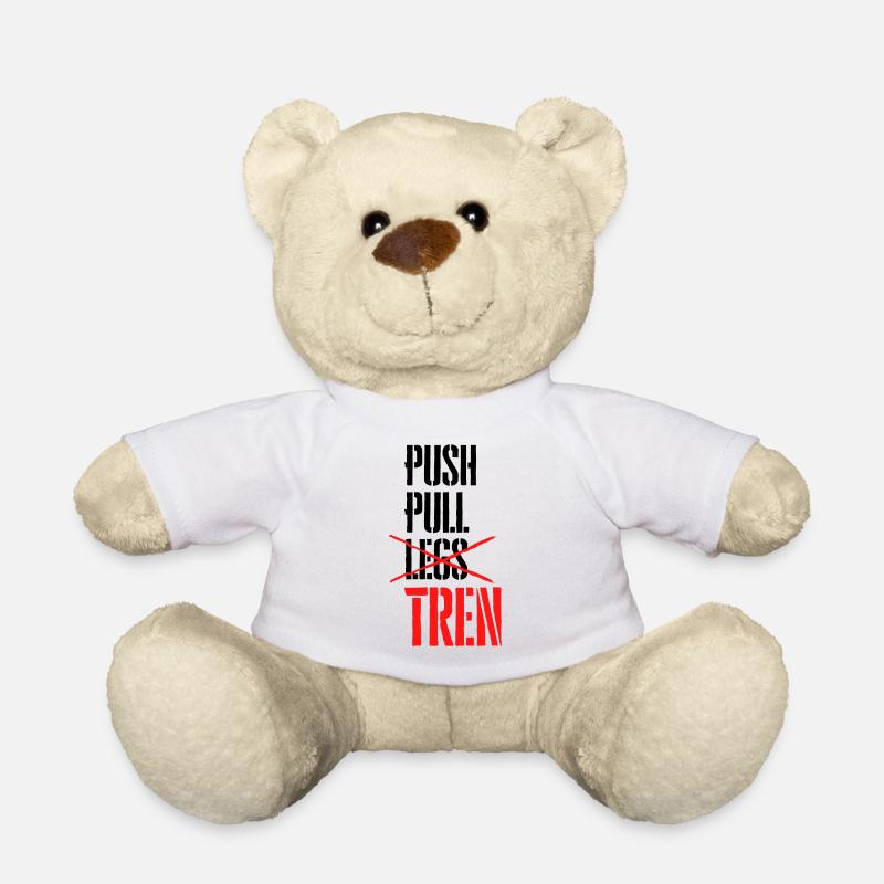 Push Pull Tren - Teddy - Weiß