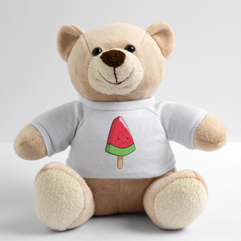 Wassermelonen Eiskunst am Stiel Teddy Bear