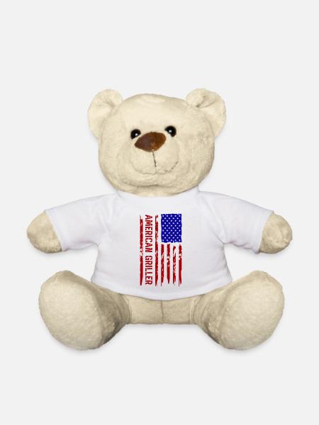 AMERIKANISCHER GRILLER - Teddy - Weiß