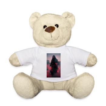 Red Grim reaper - Nounours - blanc - Devant