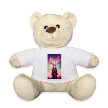 Le lapin-cerf mage - Nounours - blanc - Devant