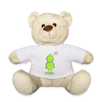 Lustiger Nö Frosch I Nein Statement - Teddy - Weiß - Vorne