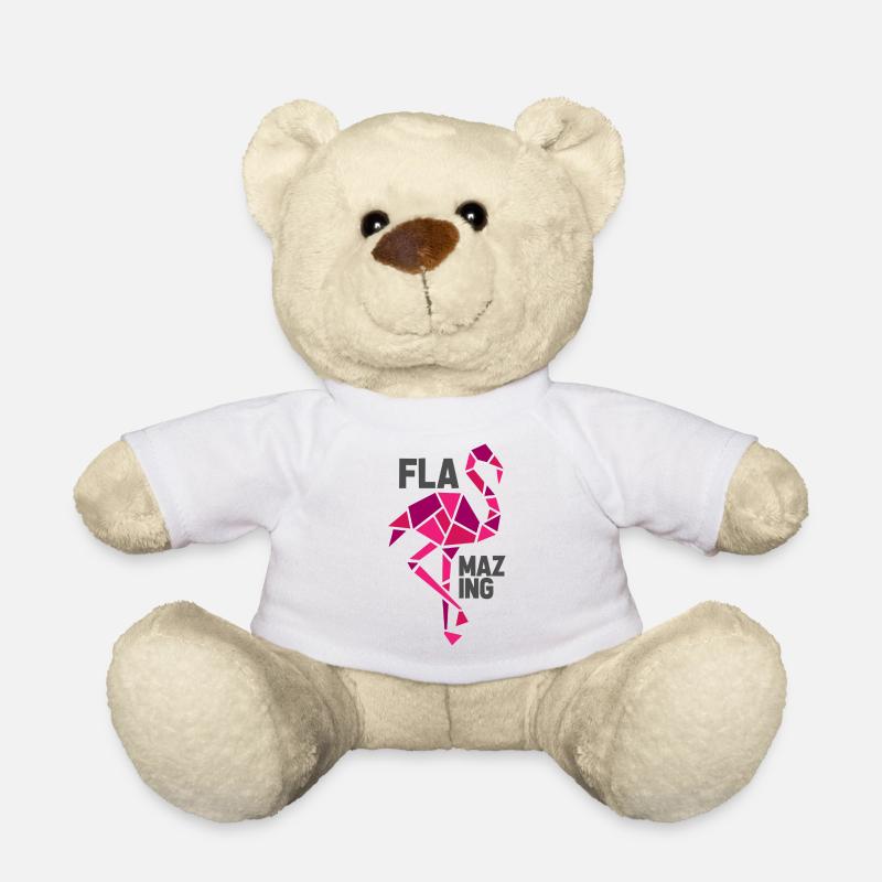 flamazing flamingo - Teddy - Weiß