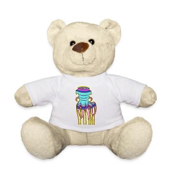 Qualle - Teddy - Weiß - Vorne