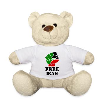 Free iran - Nounours - blanc - Devant