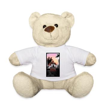 T-shirt creepy forest entering forbidden gift - Teddy Bear - white - Front
