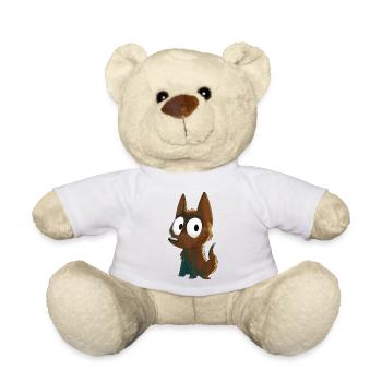 Kelpie chocolat - Nounours - blanc - Devant