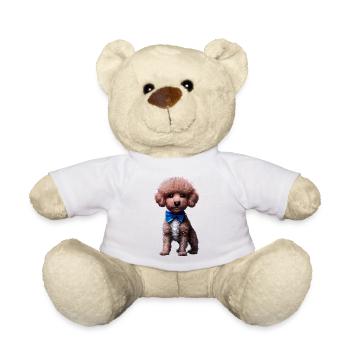 Caniche Chiot Chien Propriétaire Chien Chiot Caniche Chien Amour - Nounours - blanc - Devant