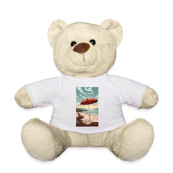 Beach - Teddy Bear - white - Front