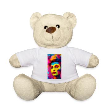 Riot of colors of beauty - Teddy Bear - white - Front