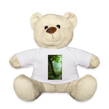 Silent forest magic - Teddy Bear - white - Front