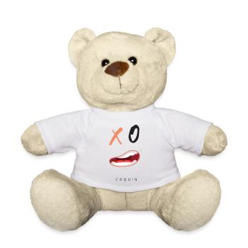 XO Salmon Coquin - Nounours - blanc - Devant