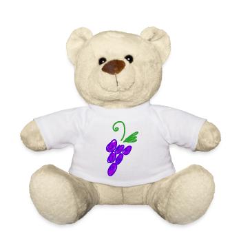 raisin - Nounours - blanc - Devant