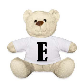 E - Teddy Bear - white - Front
