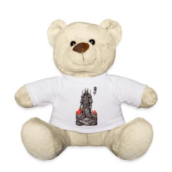 Retro Demon Skeleton Manga Magic Design - Teddy Bear - white - Front