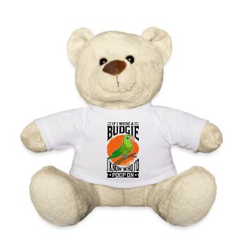Papagei Sittich - Teddy - Weiß - Vorne