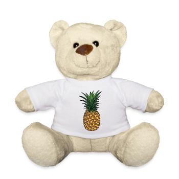 Ananas - Teddy - Weiß - Vorne