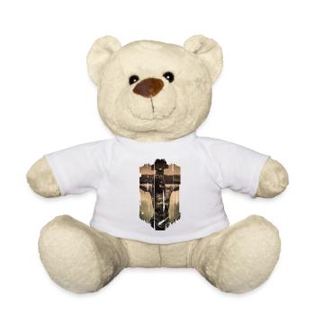 jesus bibel christliche religion christliches kreuz christlich - Teddy - Weiß - Vorne