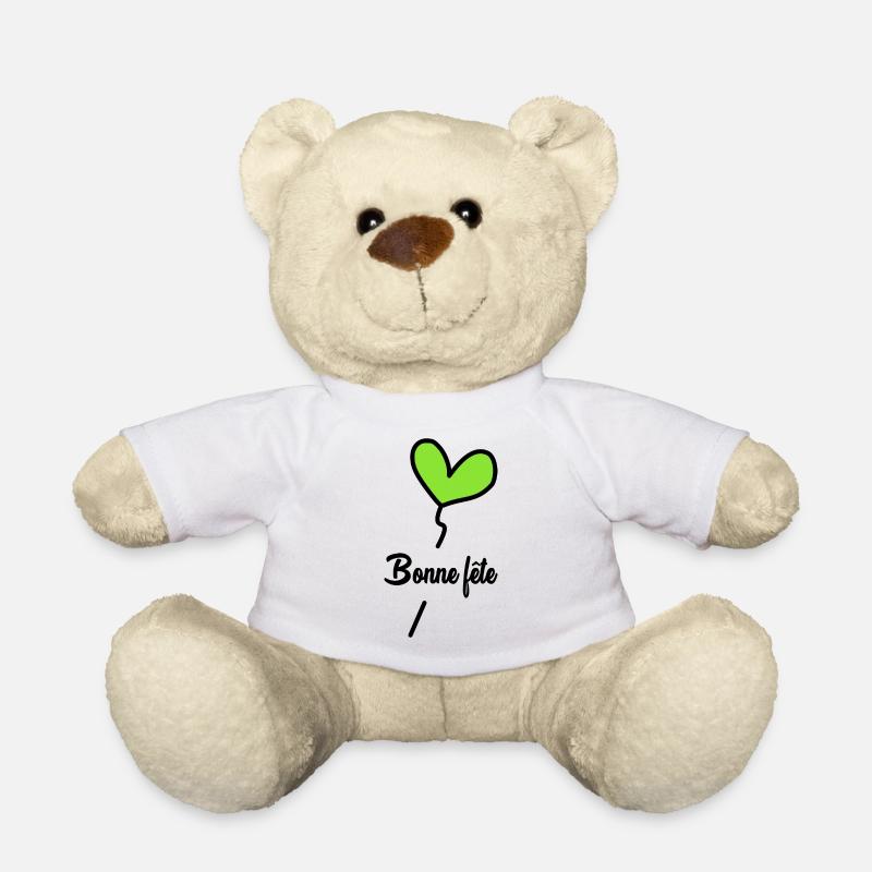 BONNE FÊTE - Nounours - blanc