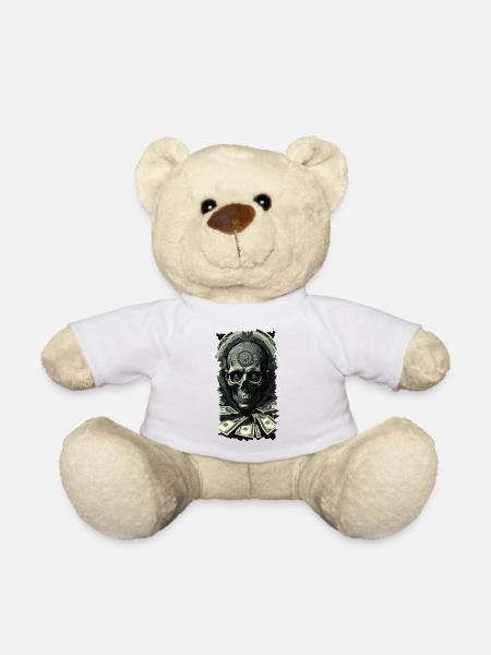 666moneyzombie No. 11 - Teddy Bear - white