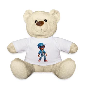 Cool Young Teenage Kid - Teddy Bear - white - Front