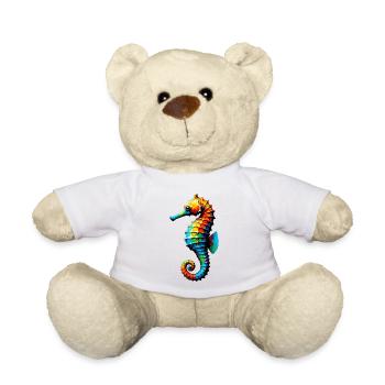 Seepferdchen - Teddy - Weiß - Vorne