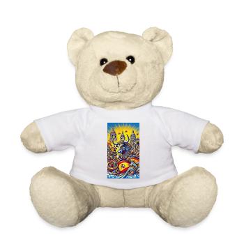 Spain bull Espana design - Teddy Bear - white - Front