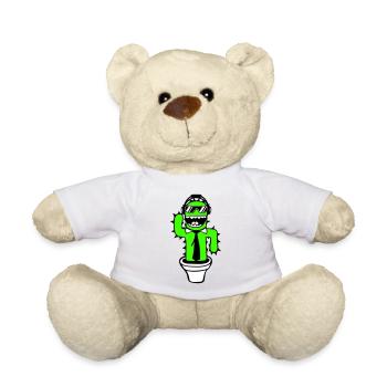 Cool Cactus Cacti Desert Plant Sunglasses - Teddy Bear - white - Front